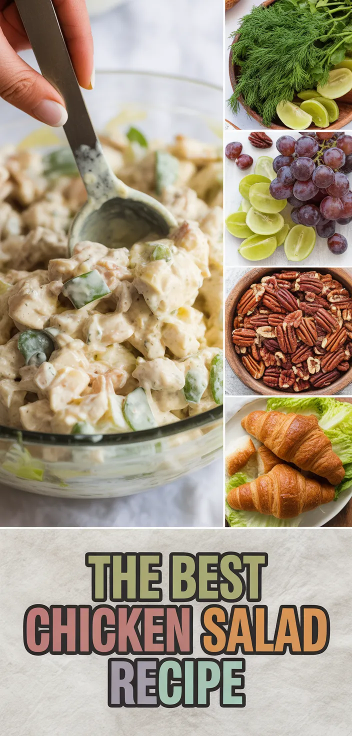 A photo of The Best Chicken Salad Recipe