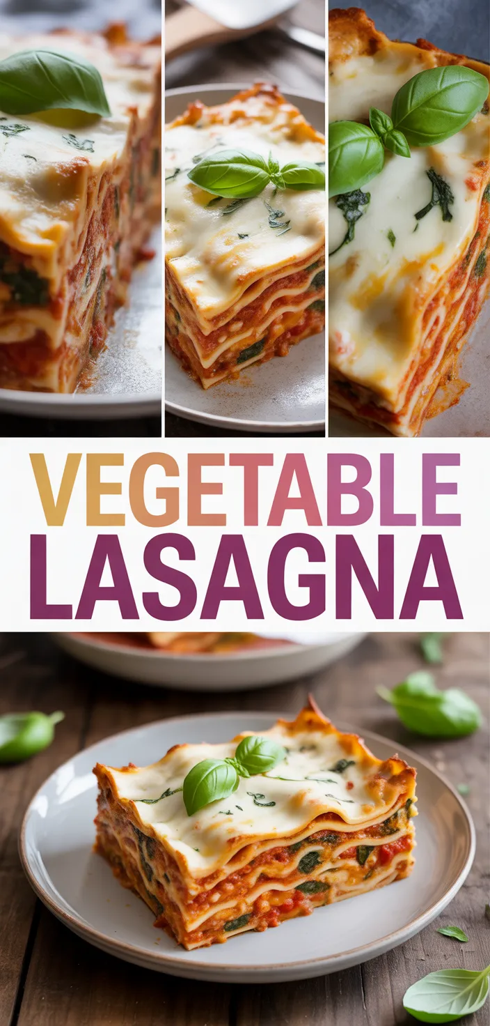 A photo of Vegetable Lasagna Recipe