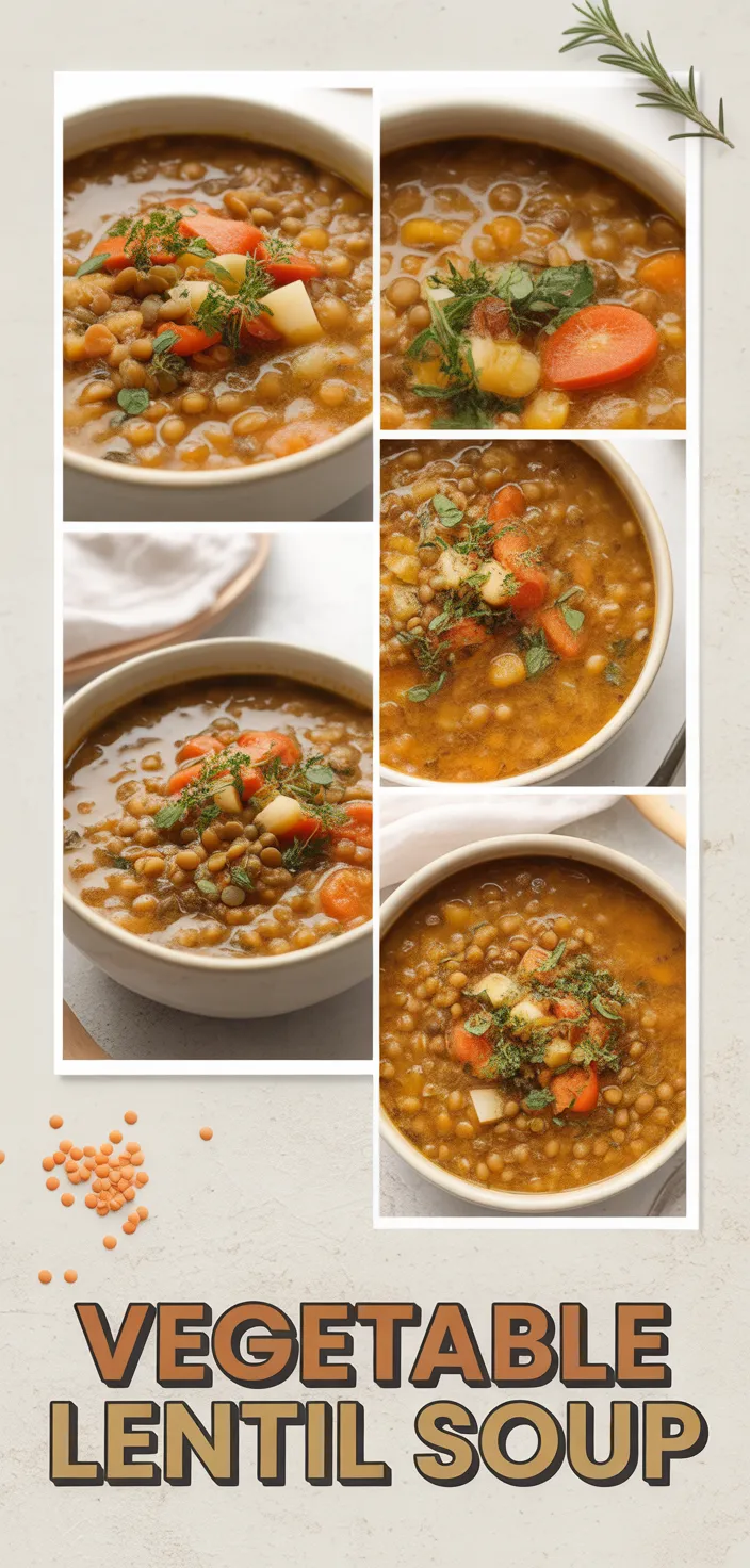 A photo of Vegetarian Lentil Soup Recipe