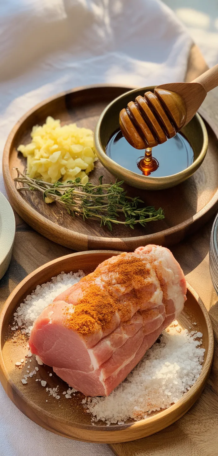 Ingredients photo for Honey Garlic Pork Tenderloin Recipe