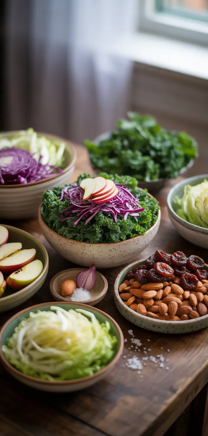 Ingredients photo for Kale Crunch Salad Chick Recipe