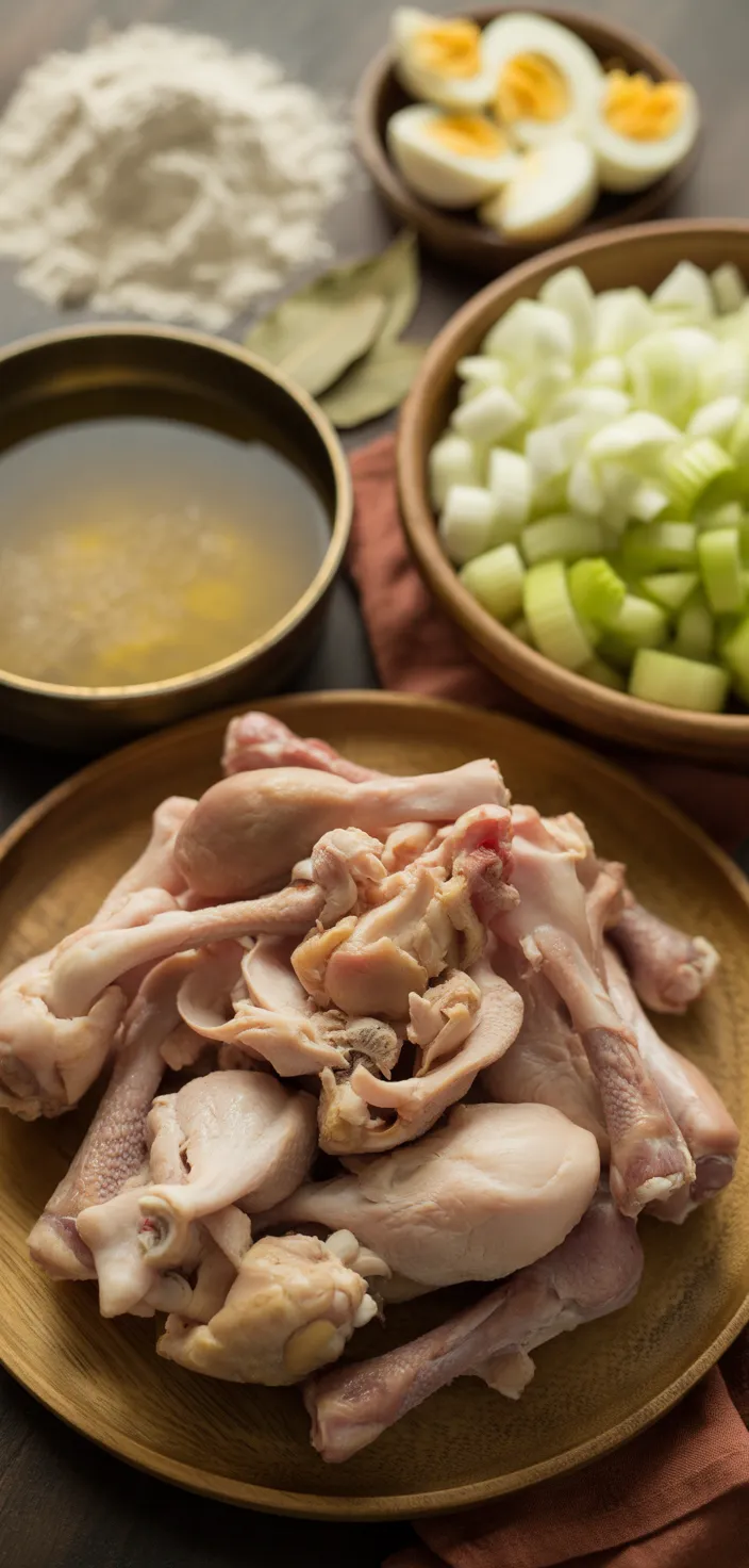 Ingredients photo for Southern Giblet Gravy Recipe