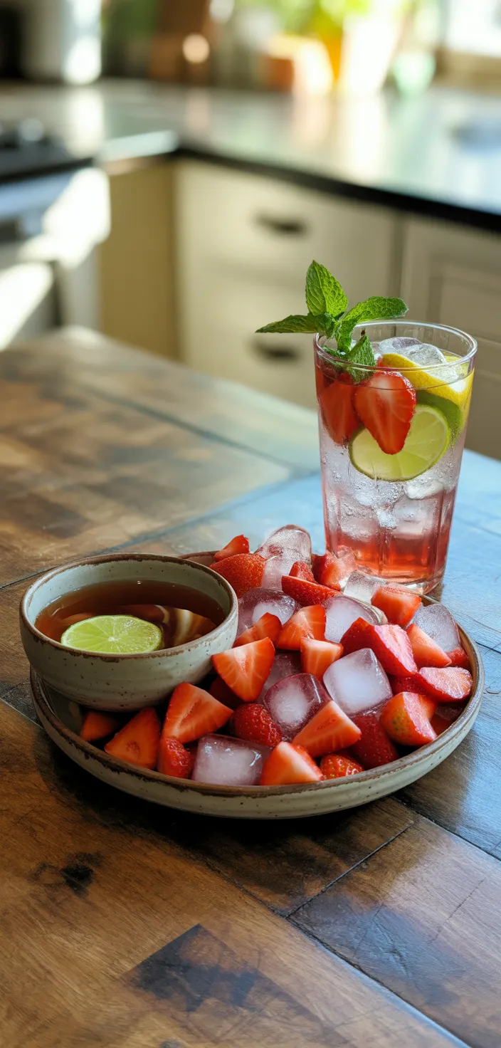 Ingredients photo for Strawberry Dirty Sprite Recipe