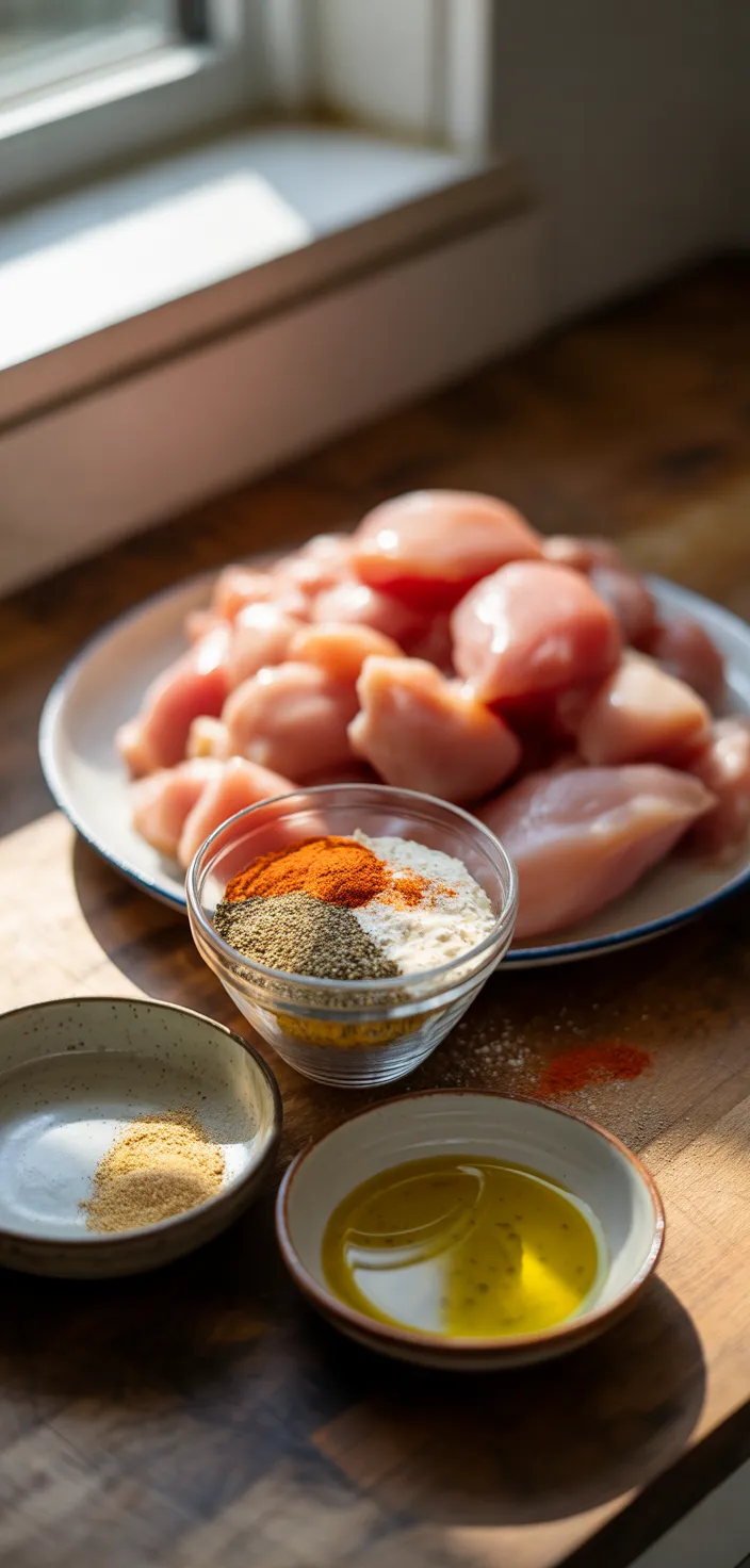 Ingredients photo for Air Fryer Ranch Chicken Recipe