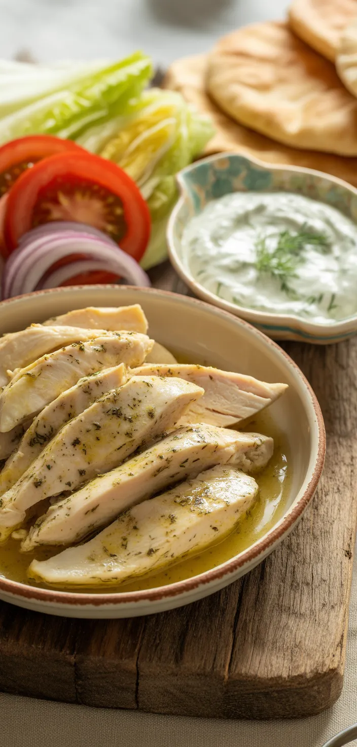 Ingredients photo for Authentic Greek Chicken Gyros Made Simple Recipe