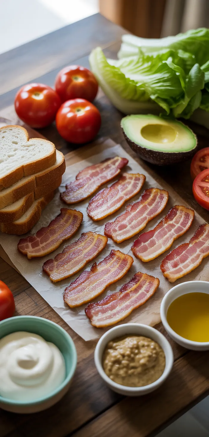 Ingredients photo for BLT Sandwich Recipe