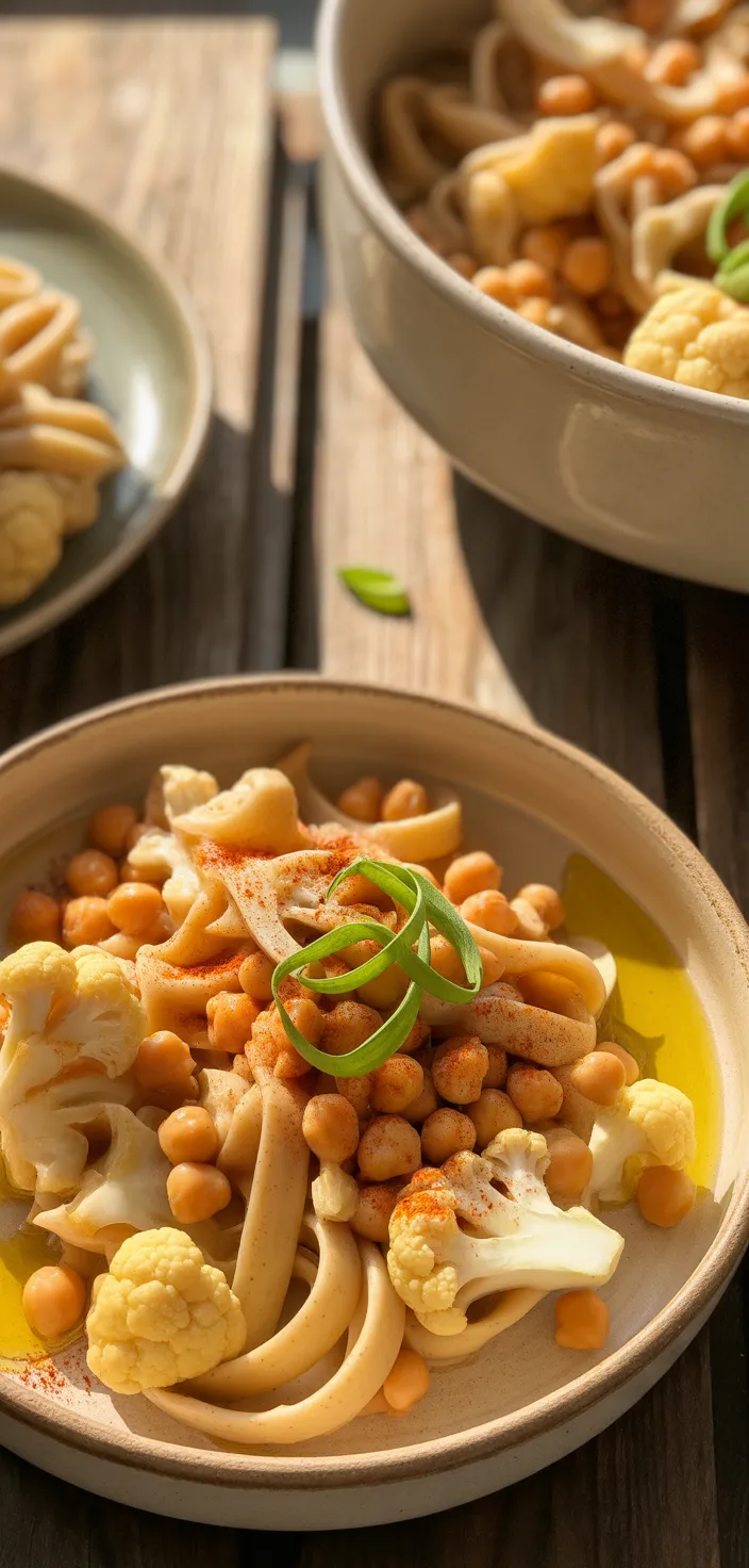 Ingredients photo for Buffalo Cauliflower & Chickpea Casserole (Dump Recipe