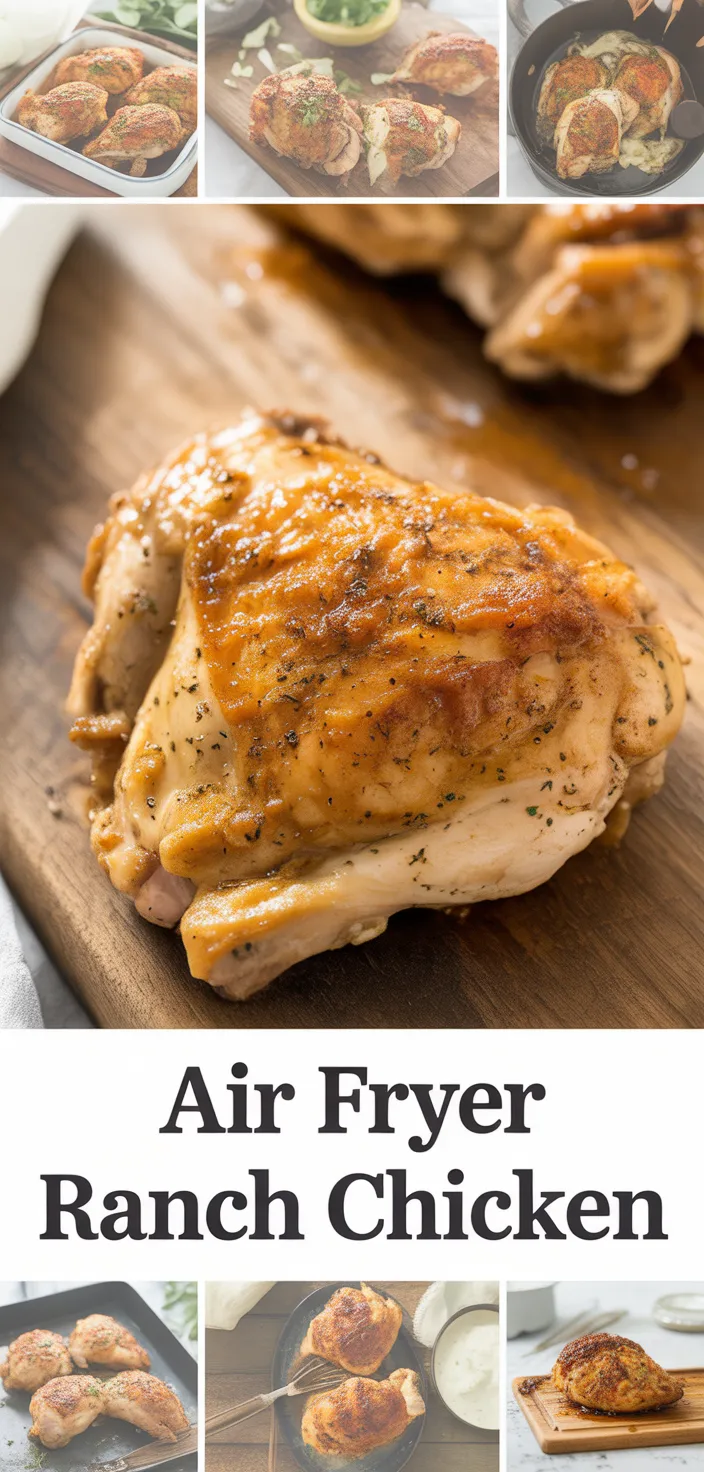 A photo of Air Fryer Ranch Chicken Recipe