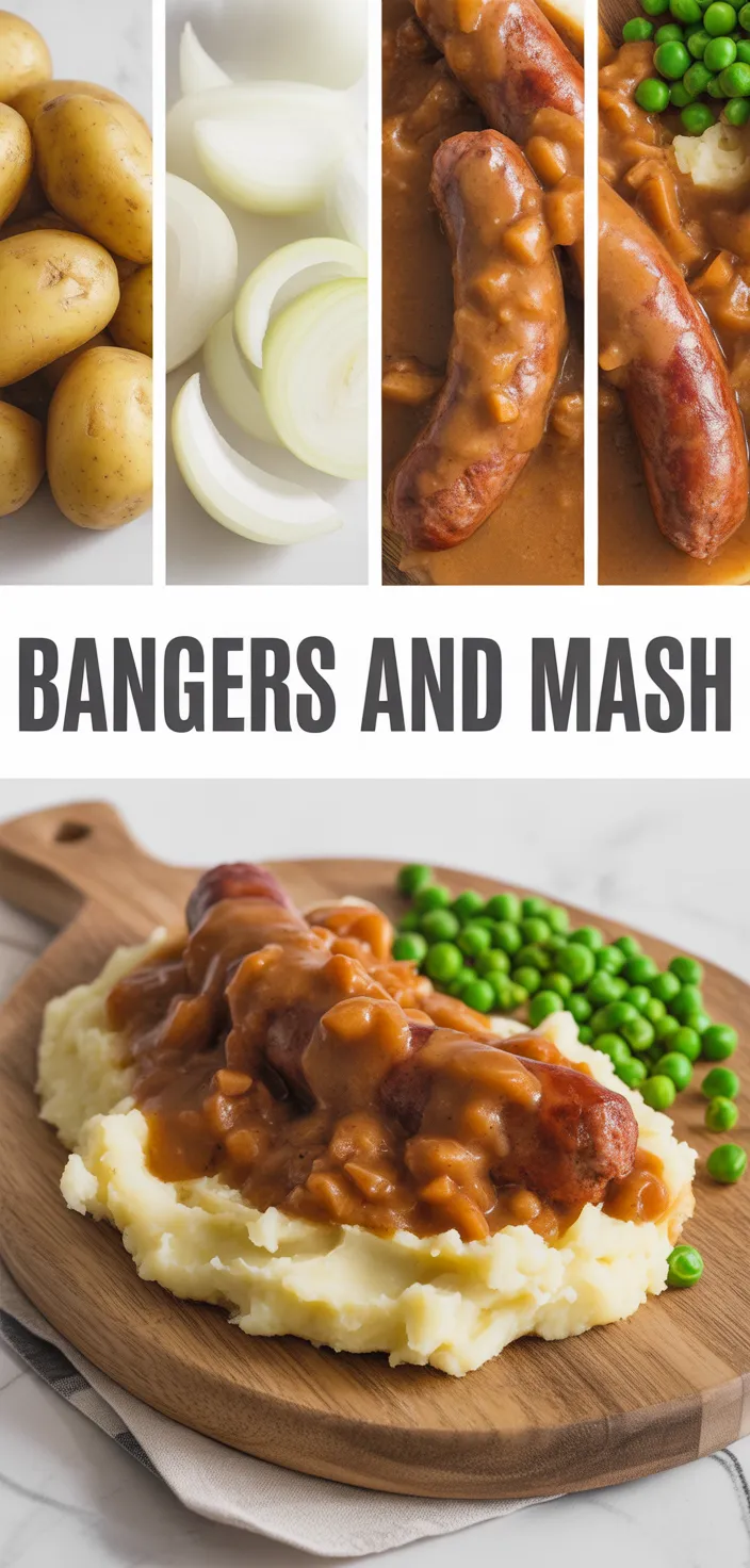A photo of Bangers And Mash With Onion Gravy – Easy, Cozy, And Flavor Recipe