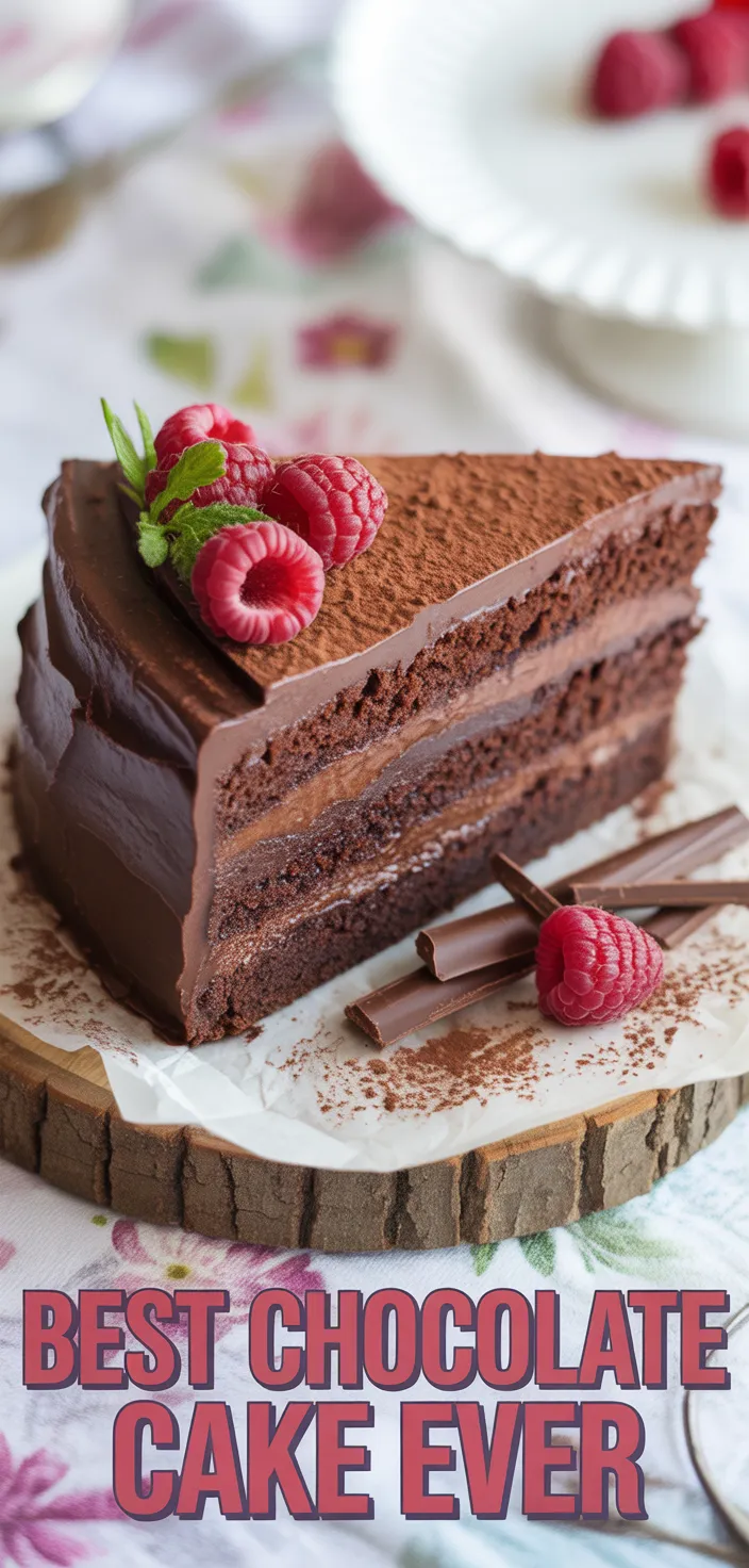 A photo of Best Chocolate Cake You Will Ever Eat! Recipe