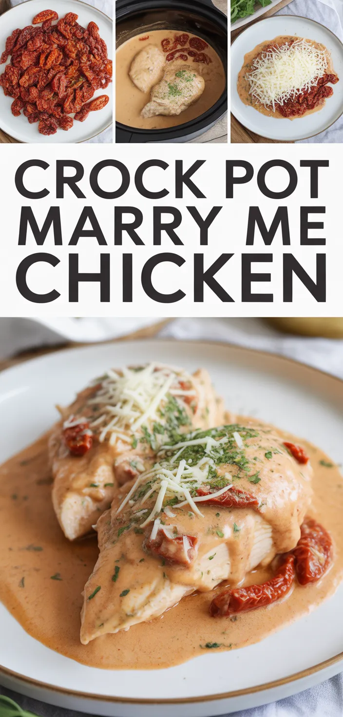 A photo of Crock Pot Marry Me Chicken Recipe