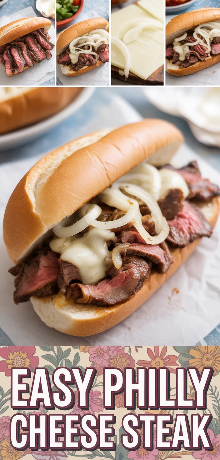 A photo of Easy Philly Cheese Steak Recipe