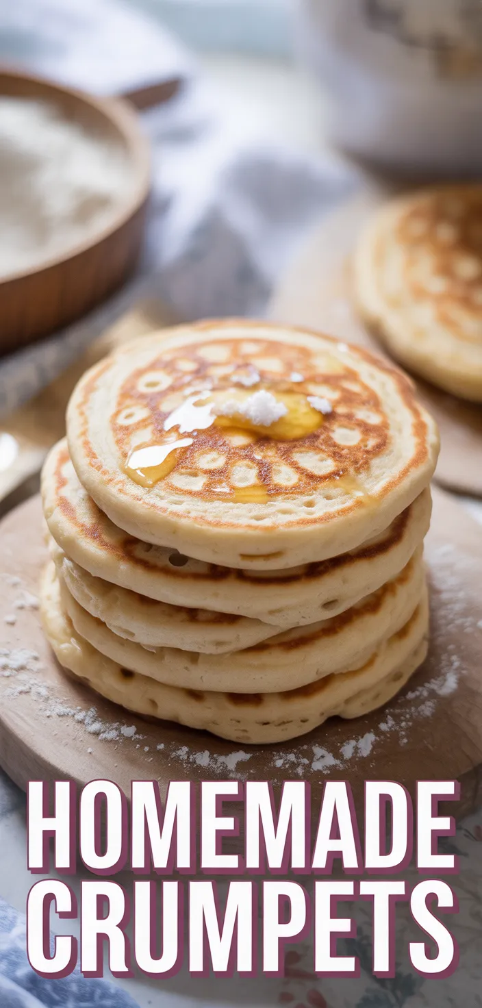 A photo of Homemade Crumpets Recipe
