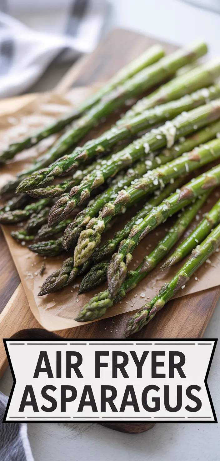A photo of How To Cook Air Fryer Roasted Asparagus Recipe
