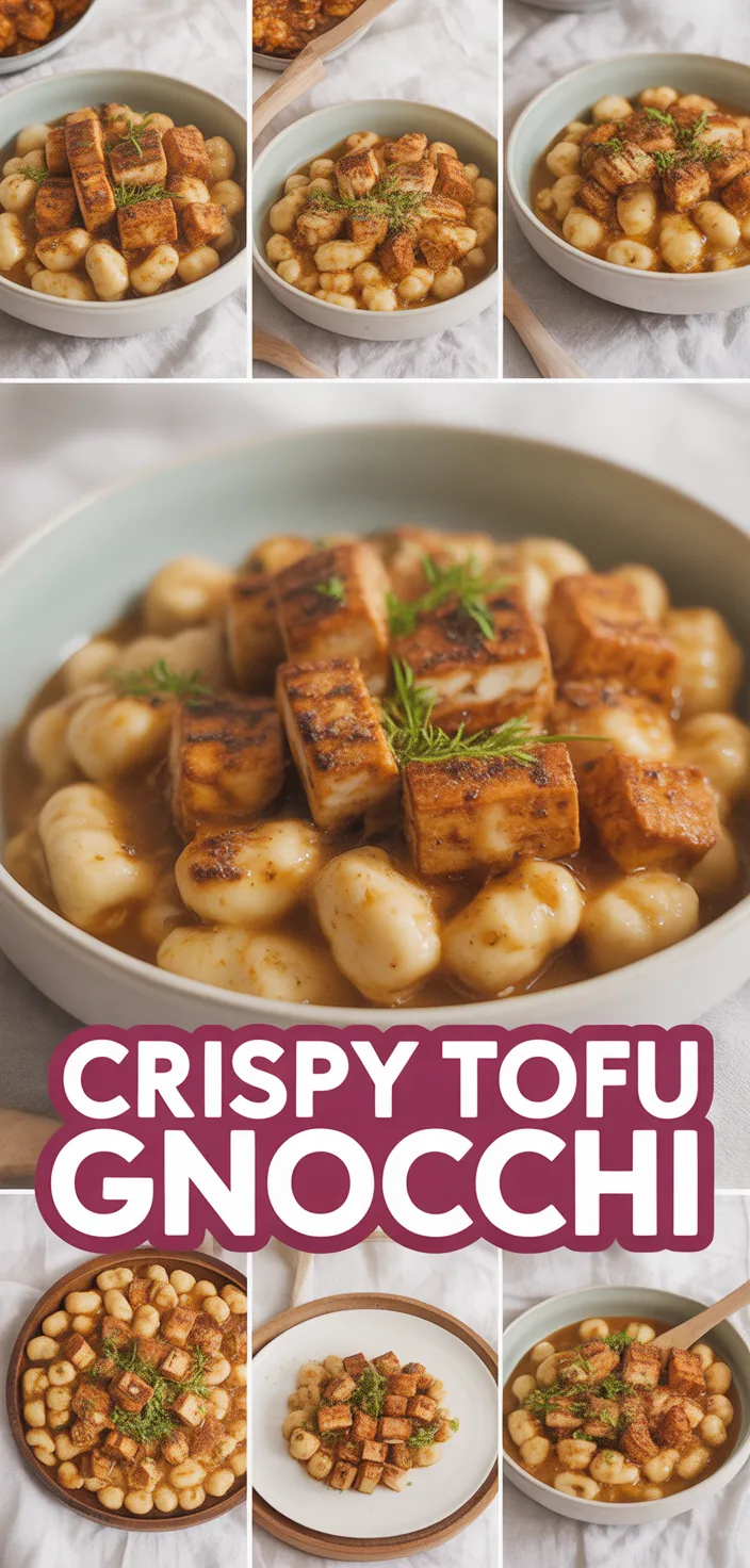 A photo of Marry Me Crispy Tofu With Gnocchi Recipe