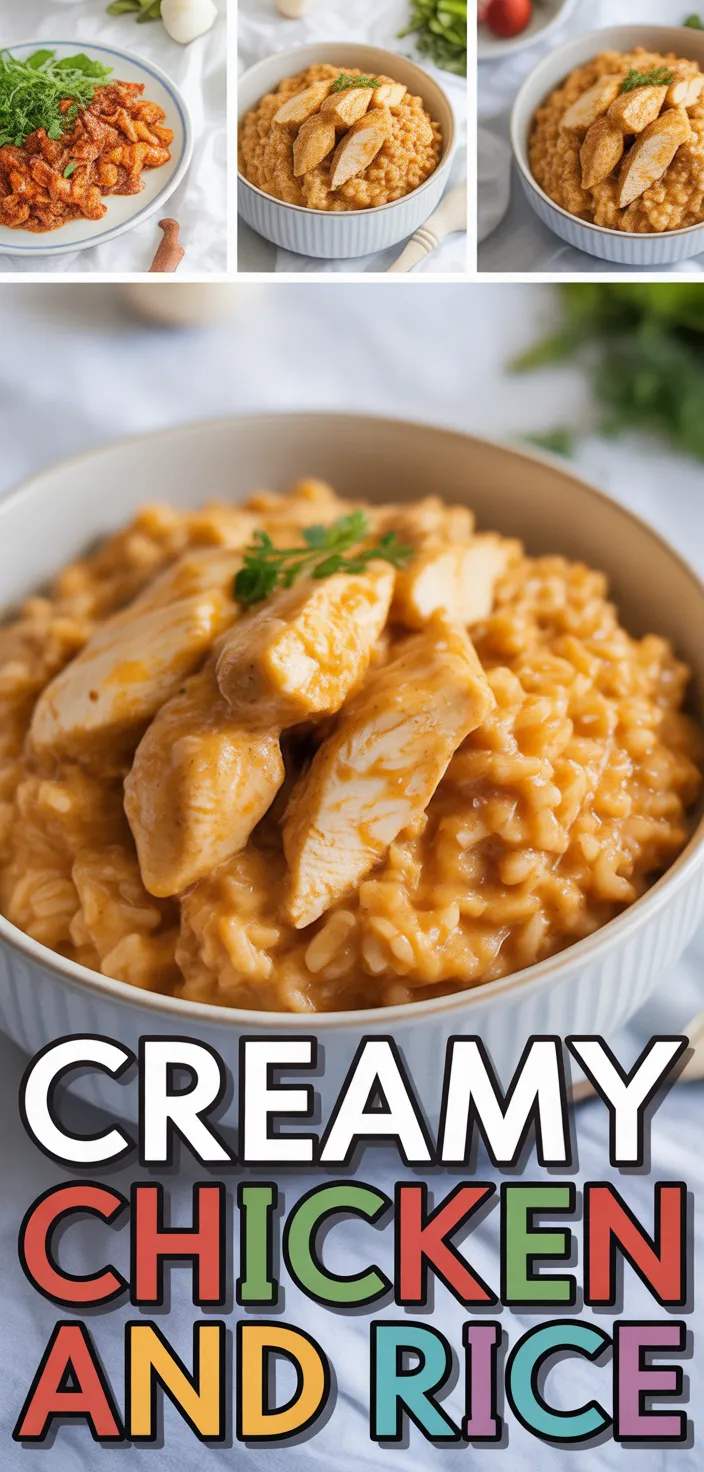A photo of Quick And Easy Creamy Smothered Chicken And Rice For Busy Weeknights Recipe