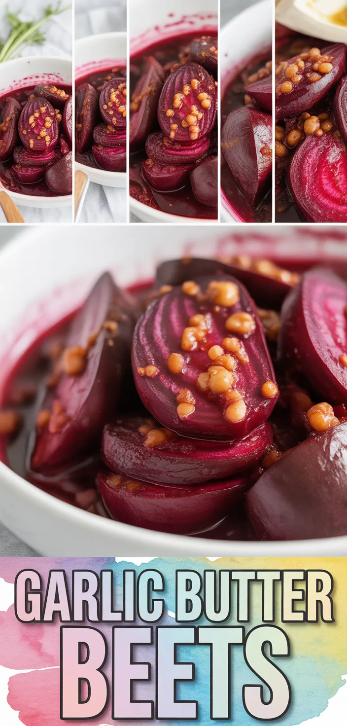 A photo of Sautéed Beets With Garlic Butter Sauce Recipe