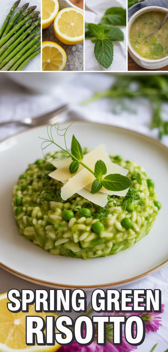 A photo of Spring Green Risotto Recipe
