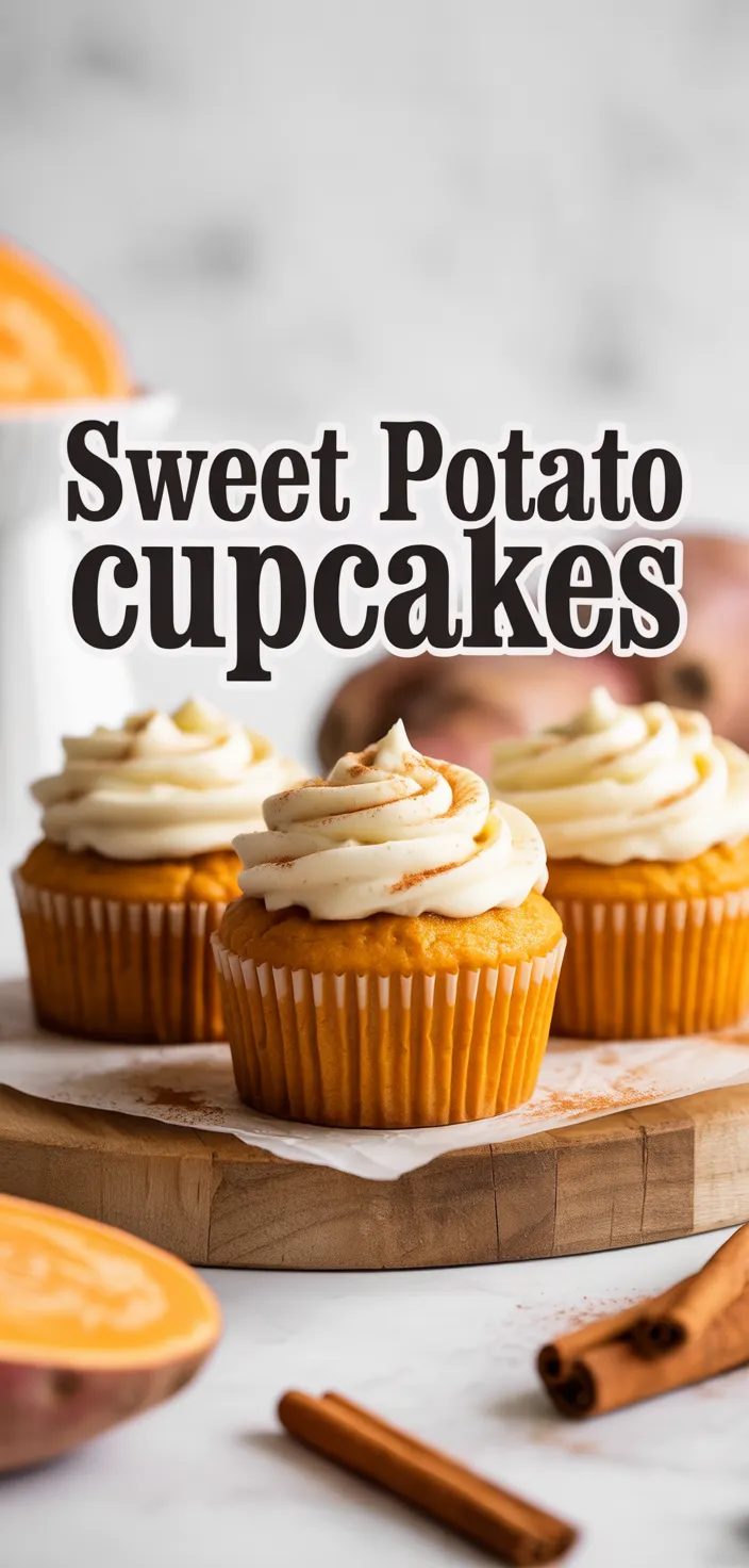 A photo of Sweet Potato Cupcakes Recipe
