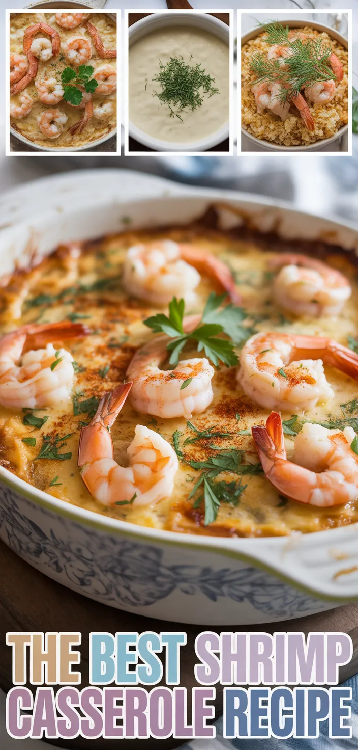 A photo of The Best Shrimp Casserole Recipe