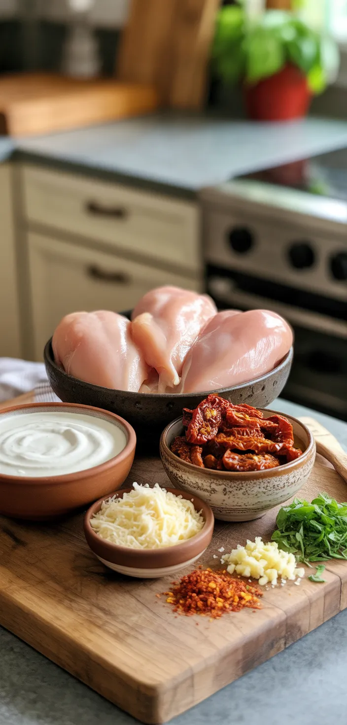 Ingredients photo for Crock Pot Marry Me Chicken Recipe