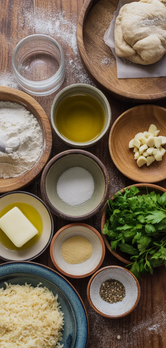 Ingredients photo for Garlic Knots Recipe