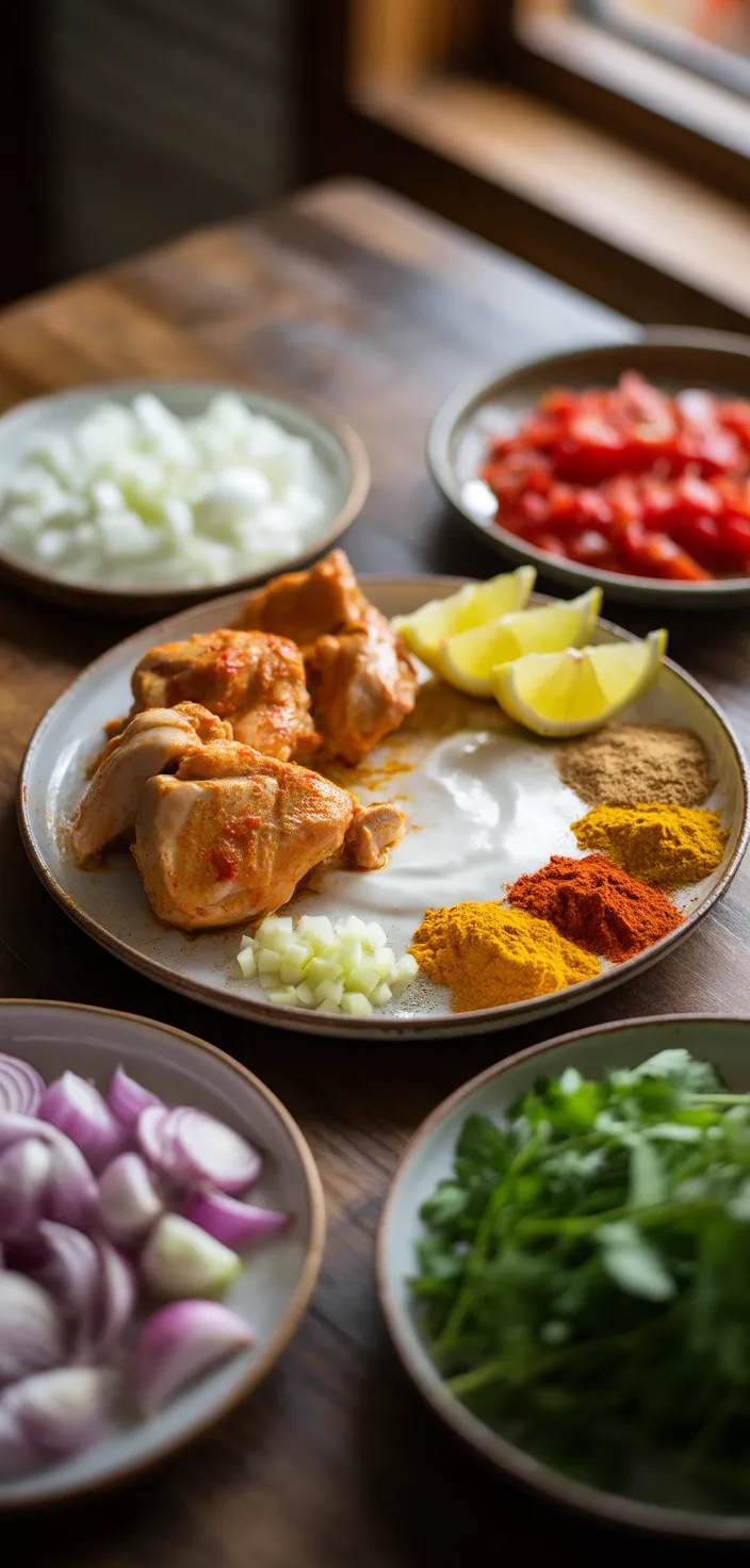 Ingredients photo for Homemade Chicken Tikka Masala Recipe