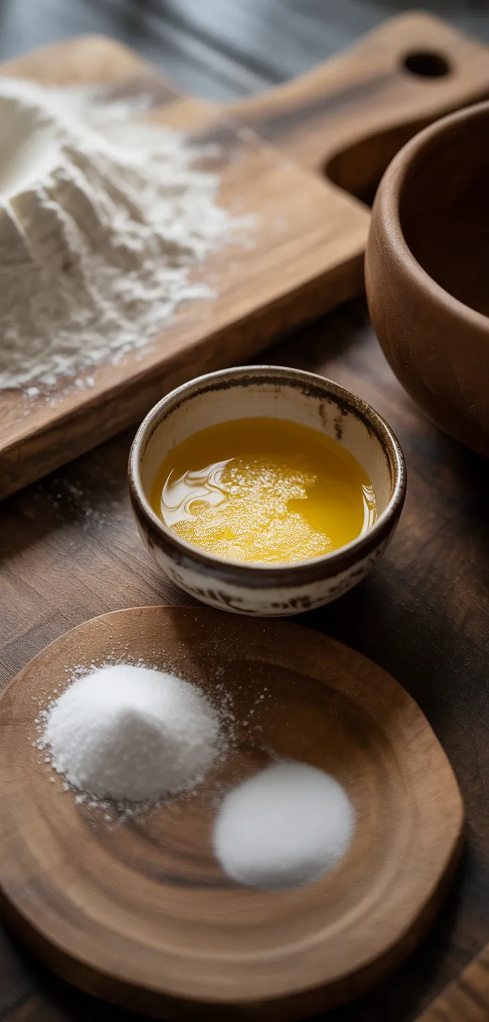 Ingredients photo for Homemade Crumpets Recipe