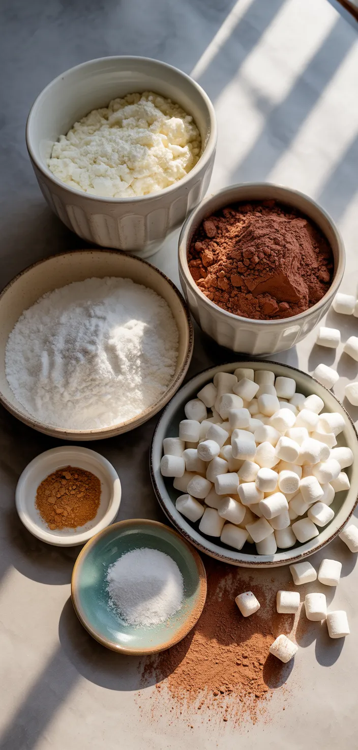 Ingredients photo for Homemade Hot Cocoa Mix Recipe