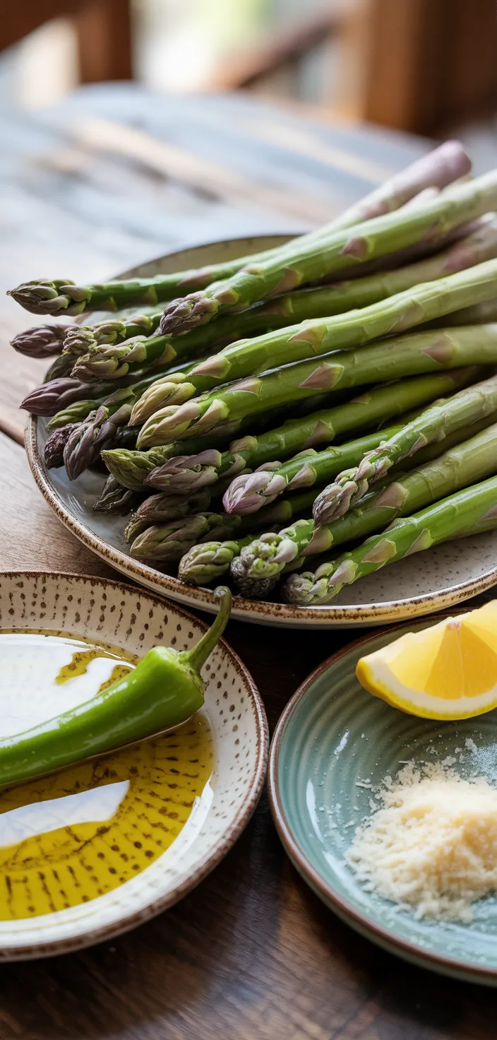 Ingredients photo for How To Cook Air Fryer Roasted Asparagus Recipe
