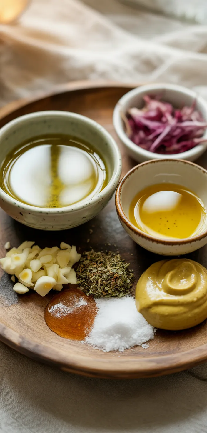 Ingredients photo for The Best Greek Salad Dressing Recipe