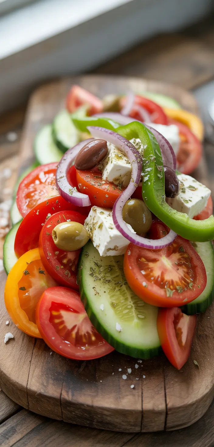 Ingredients photo for Traditional Fresh Greek Salad Recipe
