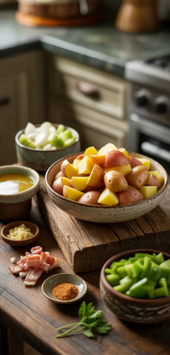 Ingredients photo for Cajun Potato Soup Recipe