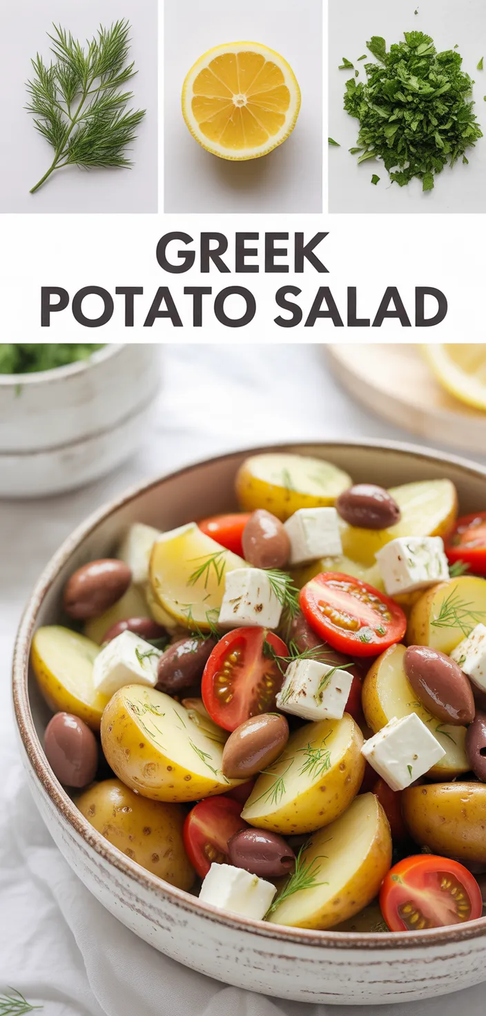 A photo of Greek Potato Salad Recipe