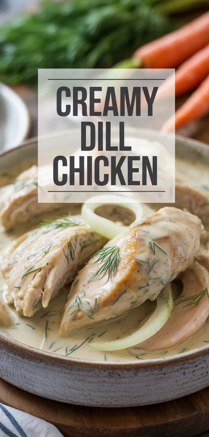 A photo of Creamy Dill Chicken Recipe
