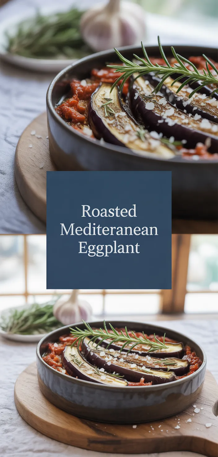 A photo of Roasted Mediterranean Eggplant With Garlic And Herbs Recipe
