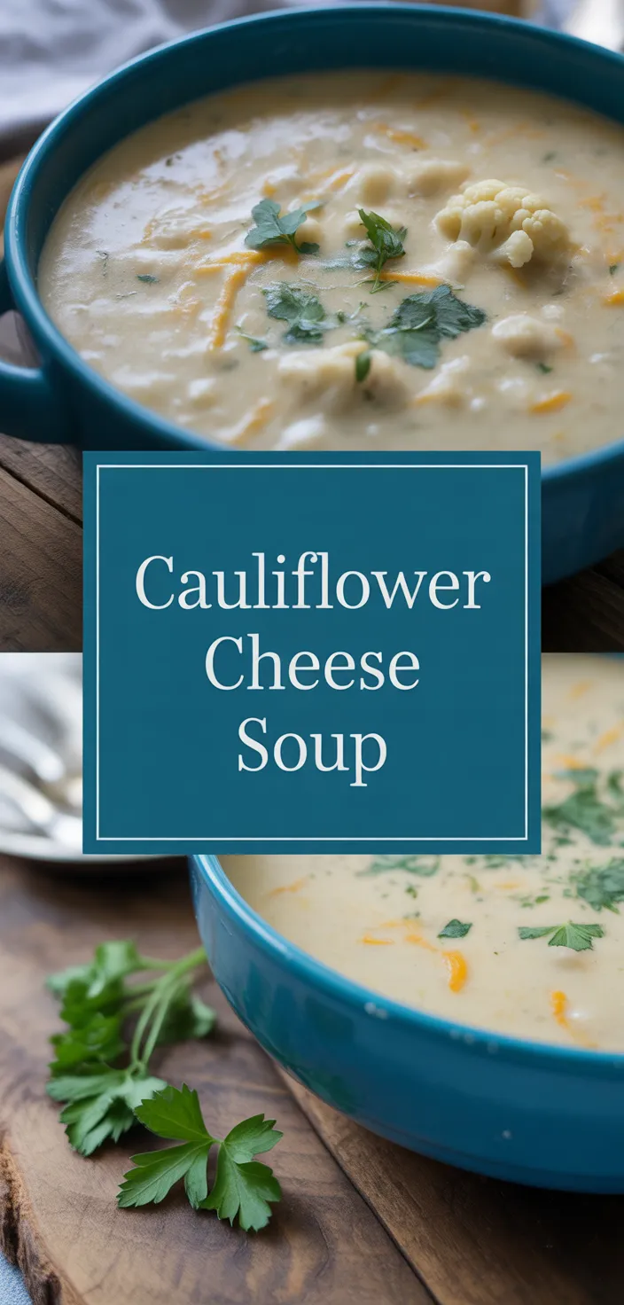 A photo of Cauliflower Cheese Soup Recipe