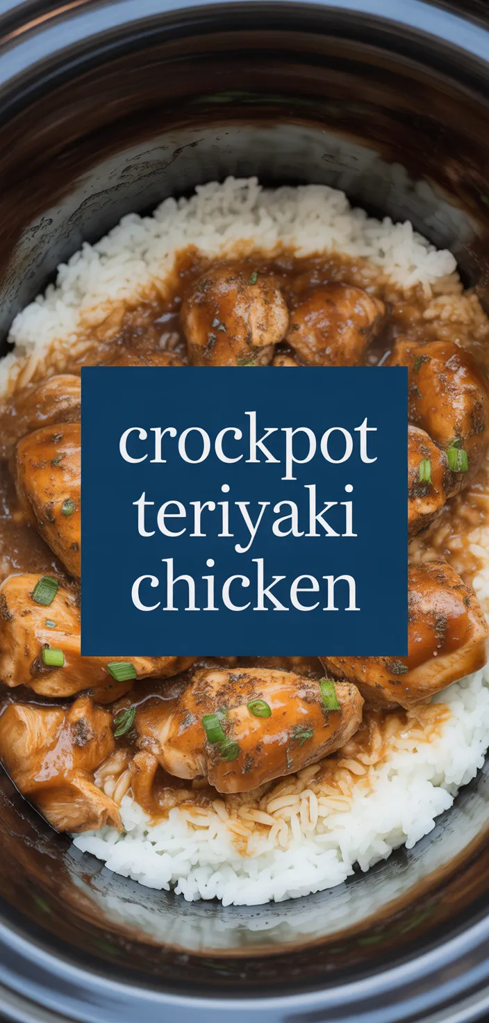 A photo of Dump And Go Crockpot Teriyaki Chicken Recipe