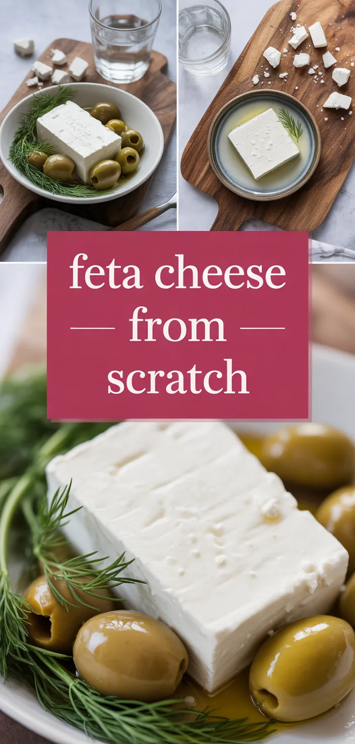 A photo of Feta Cheese From Scratch Recipe
