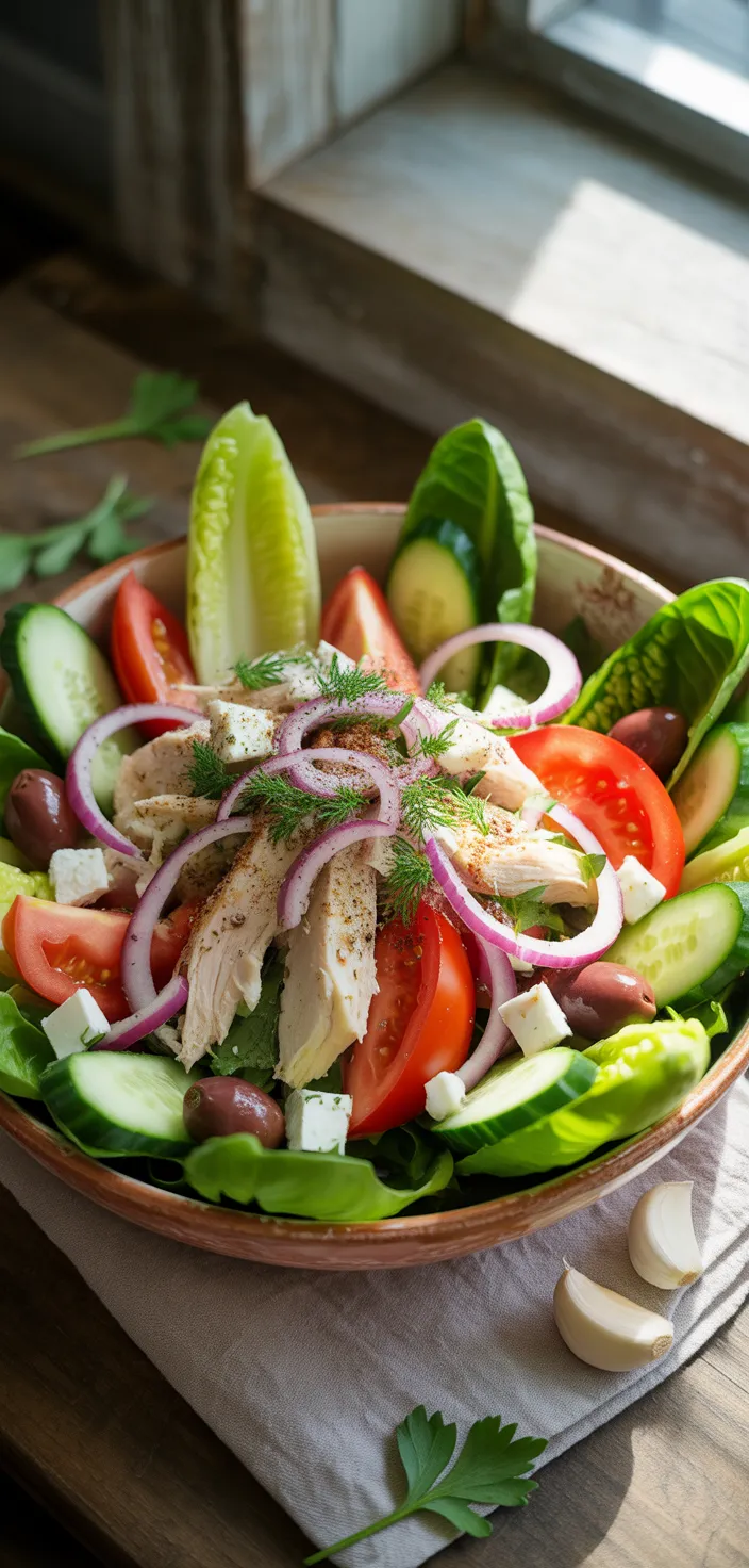 Ingredients photo for Greek Chicken Salad Recipe