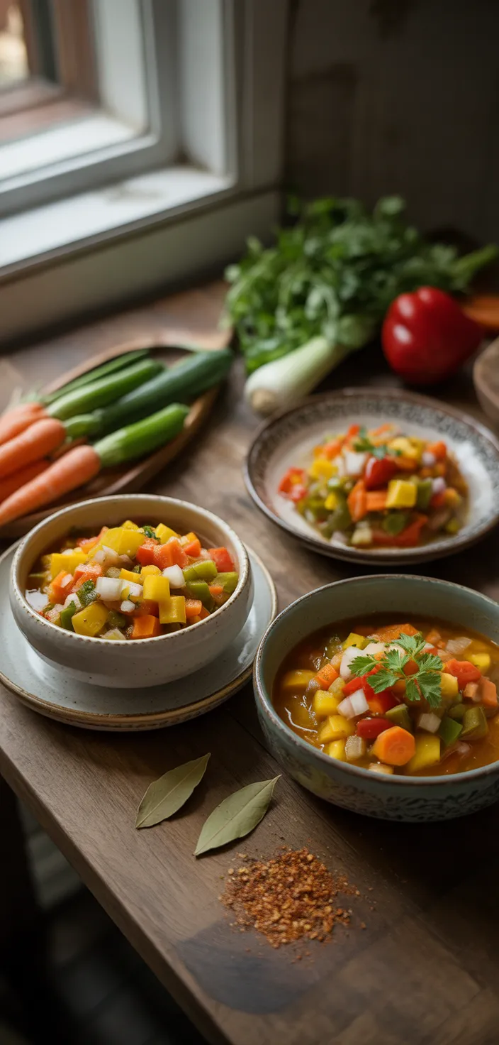Ingredients photo for Best Vegetable Soup Recipe