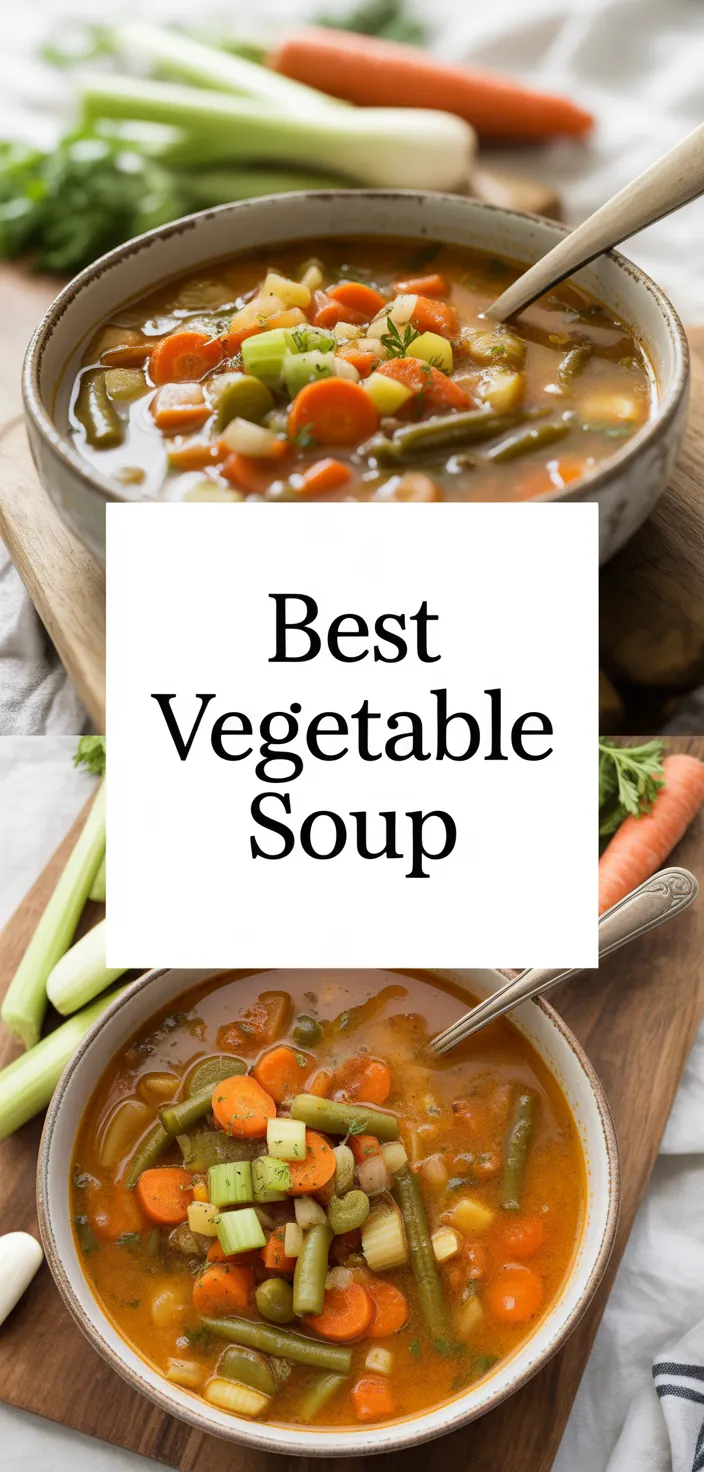 A photo of Best Vegetable Soup Recipe