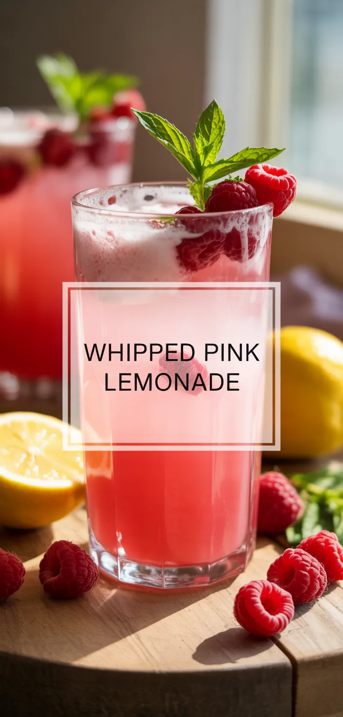 A photo of Cool Down With This Whipped Pink Lemonade Recipe!