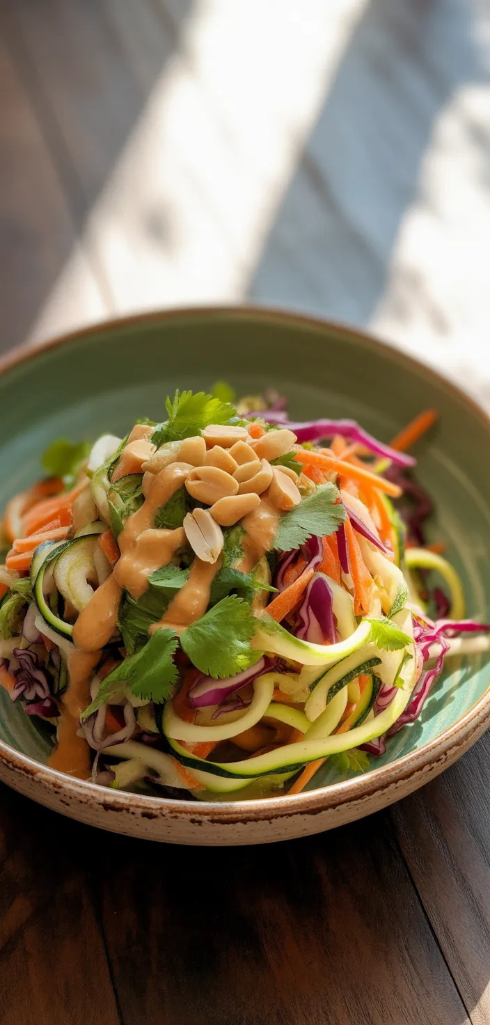 Ingredients photo for Thai Zucchini Noodle Salad Recipe