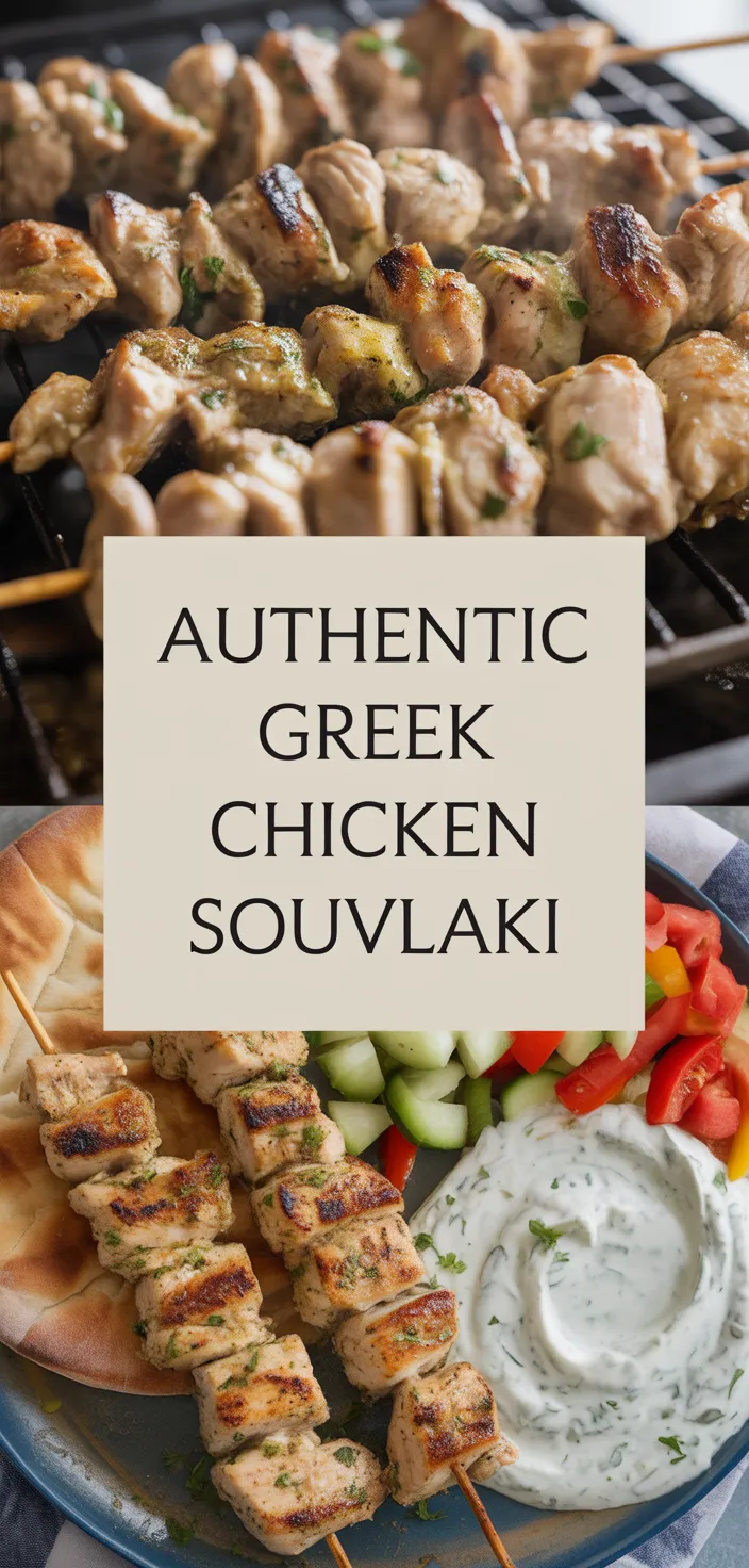 A photo of Authentic Greek Chicken Souvlaki Recipe