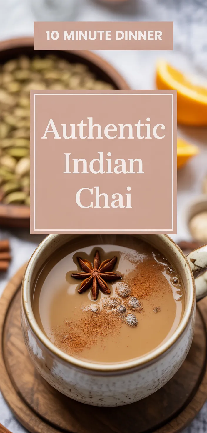 A photo of Authentic Homemade Indian Chai Tea Recipe