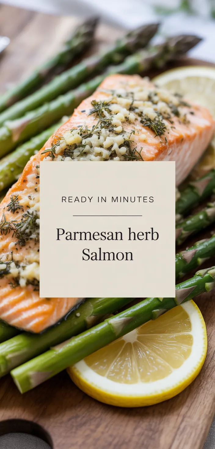 A photo of Baked Salmon Recipe With Parmesan Herb Crust