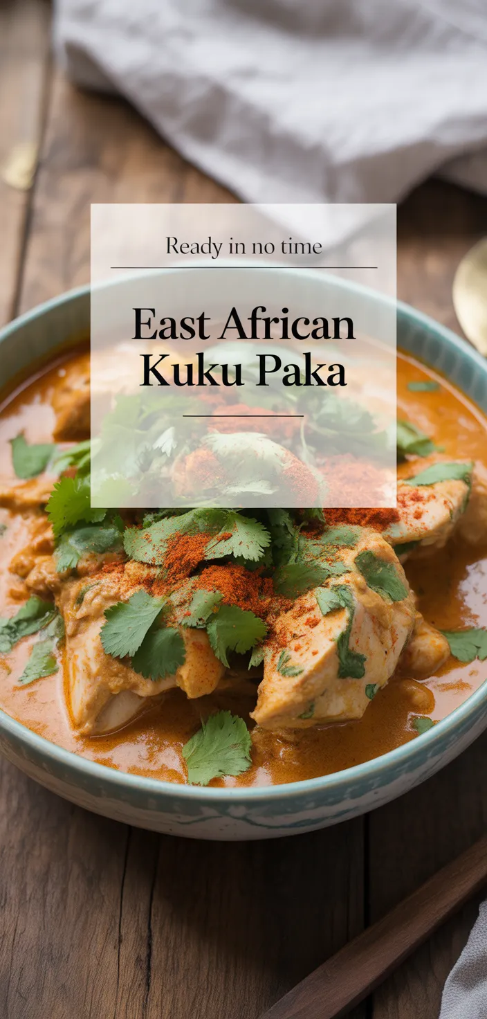 A photo of East African Kuku Paka Recipe