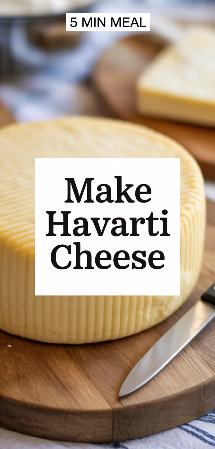 A photo of How To Make Havarti Cheese At Home Recipe
