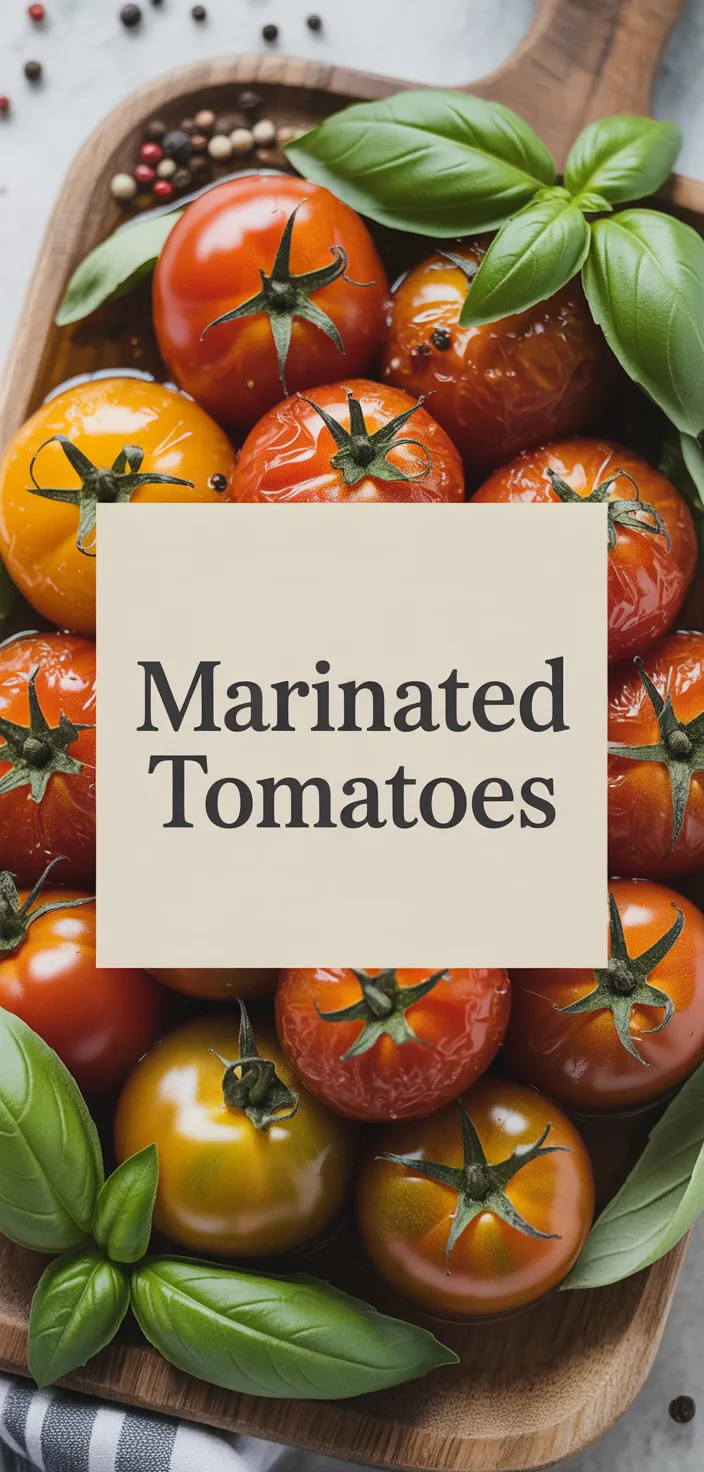 A photo of Marinated Tomatoes Recipe